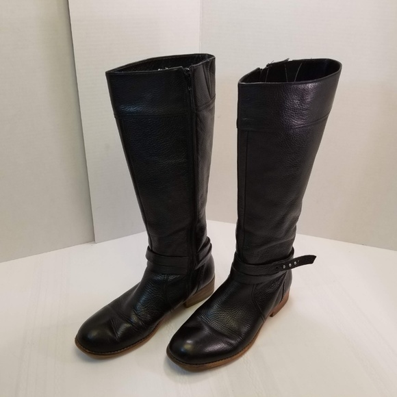 EUC Lands Ends Leather Riding Boots Size 9B - Picture 3 of 8